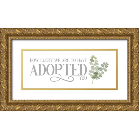 Adoption  Inspiration panel II-Lucky Gold Ornate Wood Framed Art Print with Double Matting by Reed, Tara