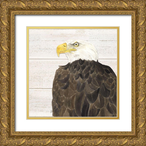 Let  Freedom Soar II Gold Ornate Wood Framed Art Print with Double Matting by Reed, Tara