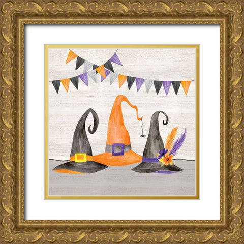 Sit a Spell II Gold Ornate Wood Framed Art Print with Double Matting by Reed, Tara