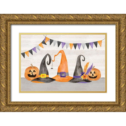 Sit a Spell landscape II Gold Ornate Wood Framed Art Print with Double Matting by Reed, Tara