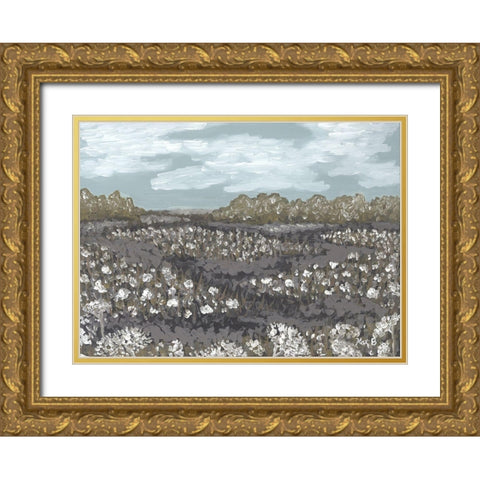 Black Creek Gold Ornate Wood Framed Art Print with Double Matting by Bryan, Kathleen