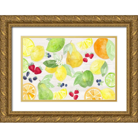 Life is Sweet landscape III Gold Ornate Wood Framed Art Print with Double Matting by Reed, Tara