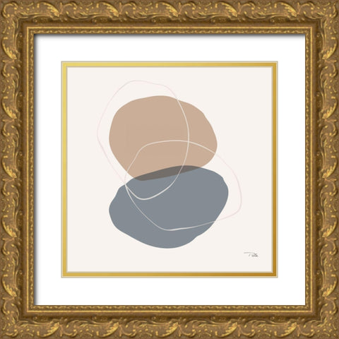 Down  to Earth dusty II Gold Ornate Wood Framed Art Print with Double Matting by PELA