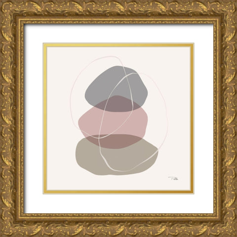 Down  to Earth dusty III Gold Ornate Wood Framed Art Print with Double Matting by PELA