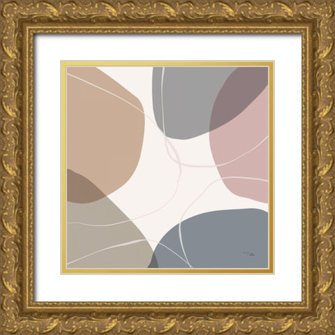 Down  to Earth dusty IV Gold Ornate Wood Framed Art Print with Double Matting by PELA