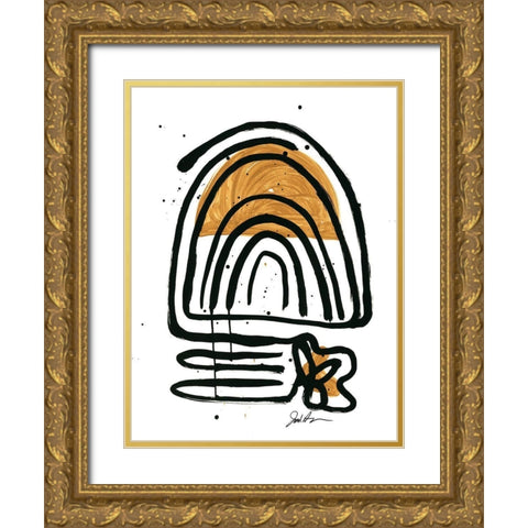 Tuesday Morning Gold Ornate Wood Framed Art Print with Double Matting by Augustine, Jodi