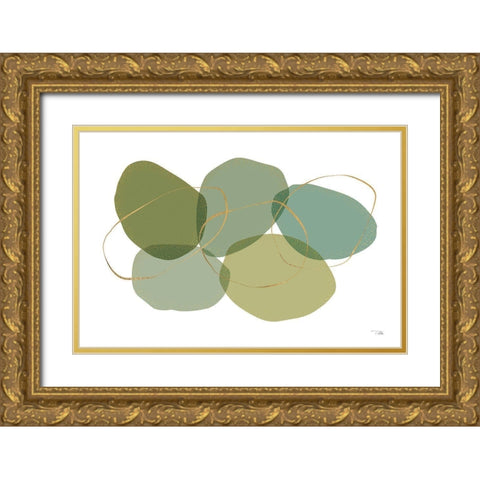 Moments I Gold Ornate Wood Framed Art Print with Double Matting by Pela