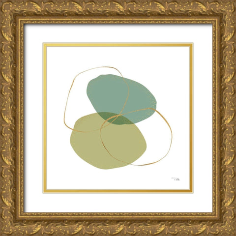 Moments II Gold Ornate Wood Framed Art Print with Double Matting by Pela