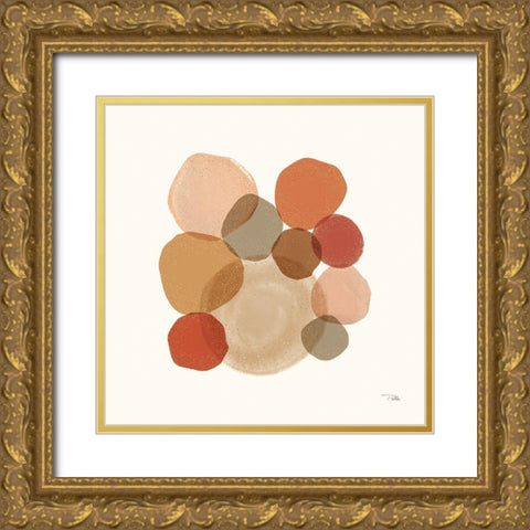 Stone Echoes spice II Gold Ornate Wood Framed Art Print with Double Matting by Pela