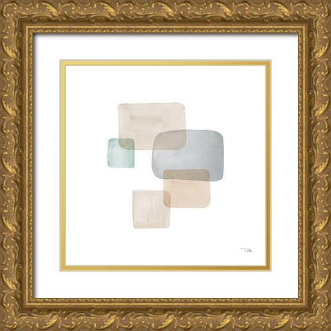 Transparence II Gold Ornate Wood Framed Art Print with Double Matting by Pela