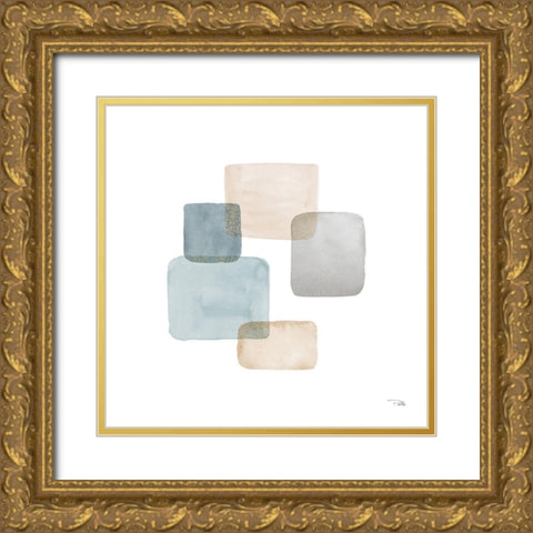 Transparence III Gold Ornate Wood Framed Art Print with Double Matting by Pela