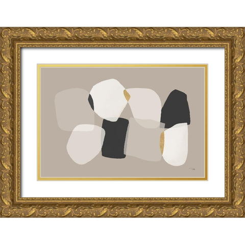 Partitions I Gold Ornate Wood Framed Art Print with Double Matting by Pela