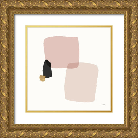 Soft Tension II Gold Ornate Wood Framed Art Print with Double Matting by Pela