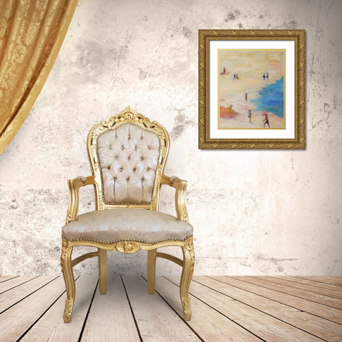 Mirage Gold Ornate Wood Framed Art Print with Double Matting by Marie, Susanne