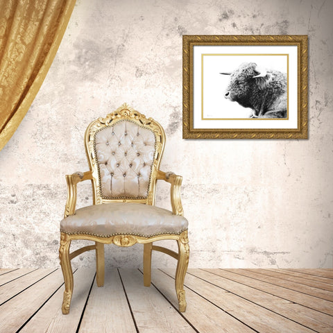 My Highland II Gold Ornate Wood Framed Art Print with Double Matting by Cusson, Marie Elaine