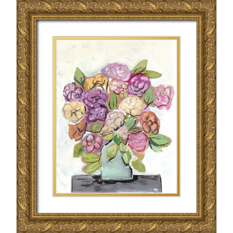 Placed in Sunshine Gold Ornate Wood Framed Art Print with Double Matting by Chapman, Marcy