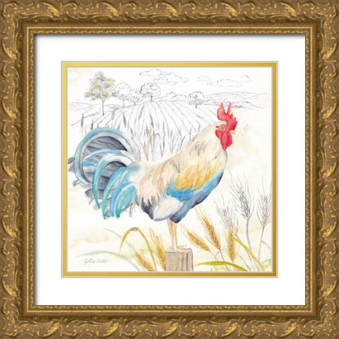 Good Morning Sunshine III Gold Ornate Wood Framed Art Print with Double Matting by Coulter, Cynthia