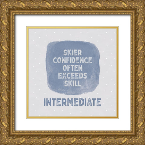 Winter Mountain Getaway VI-Intermediate Gold Ornate Wood Framed Art Print with Double Matting by Tara Reed