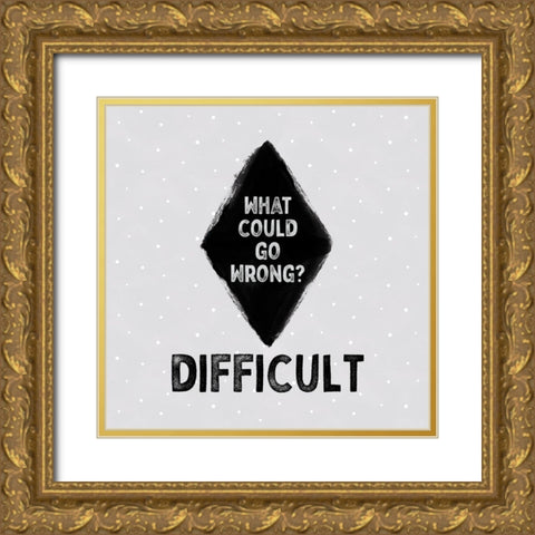 Winter Mountain Getaway VII-Difficult Gold Ornate Wood Framed Art Print with Double Matting by Tara Reed