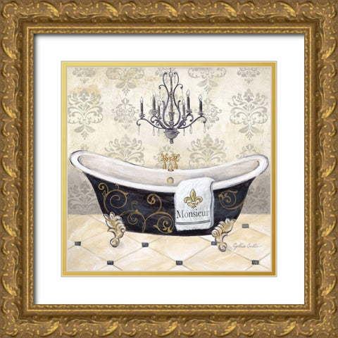 His and Hers Tub II Gold Ornate Wood Framed Art Print with Double Matting by Coulter, Cynthia