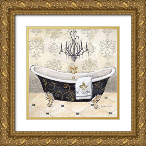 His and Hers Tub II  Gold Ornate Wood Framed Art Print with Double Matting by Coulter, Cynthia