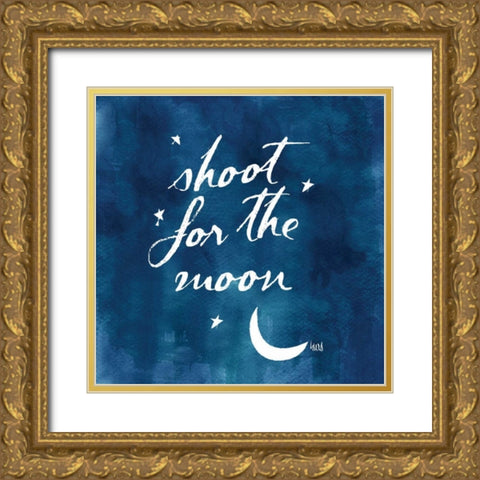 Watercolor Sentiments II Gold Ornate Wood Framed Art Print with Double Matting by h.artworks