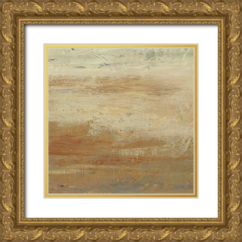 Siena Abstract II  Gold Ornate Wood Framed Art Print with Double Matting by Studio Nova