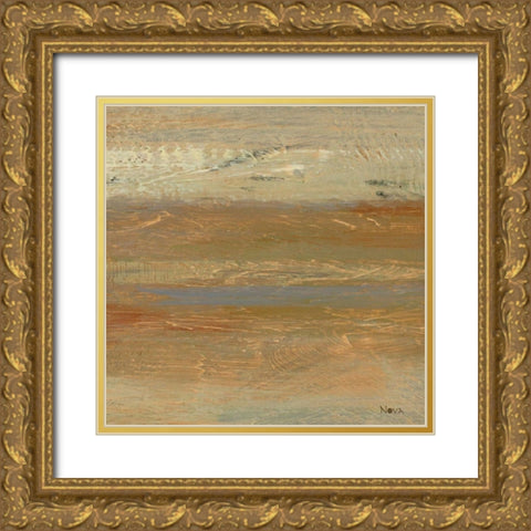 Siena Abstract V  Gold Ornate Wood Framed Art Print with Double Matting by Studio Nova