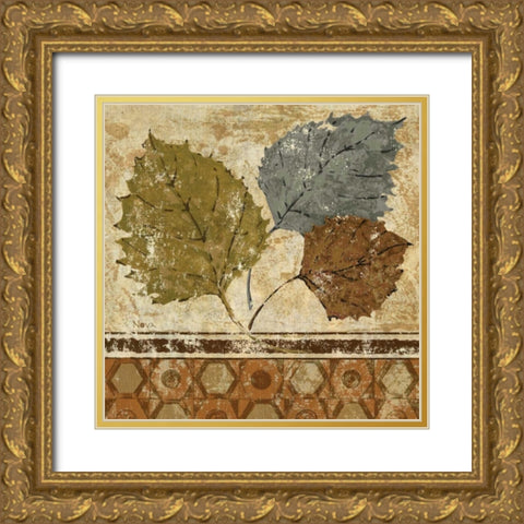 Golden Autumn I  Gold Ornate Wood Framed Art Print with Double Matting by Studio Nova