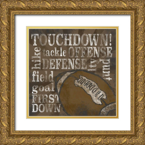 All Star Sports II  Gold Ornate Wood Framed Art Print with Double Matting by Reed, Tara