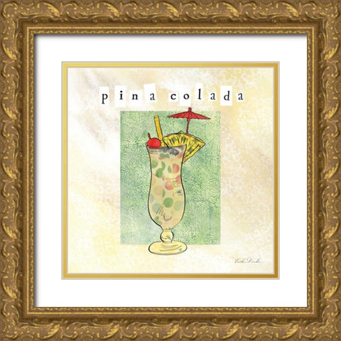 Tropical Cocktails II  Gold Ornate Wood Framed Art Print with Double Matting by Dundon, Caitlin