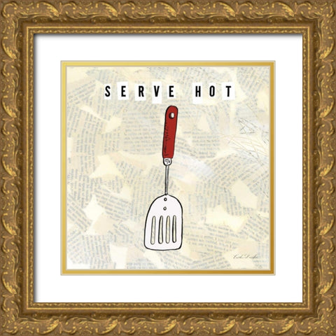 Kitchen Utensils II  Gold Ornate Wood Framed Art Print with Double Matting by Dundon, Caitlin