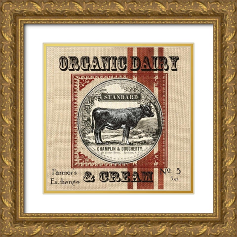 Organic Farm III  Gold Ornate Wood Framed Art Print with Double Matting by Tre Sorelle Studios