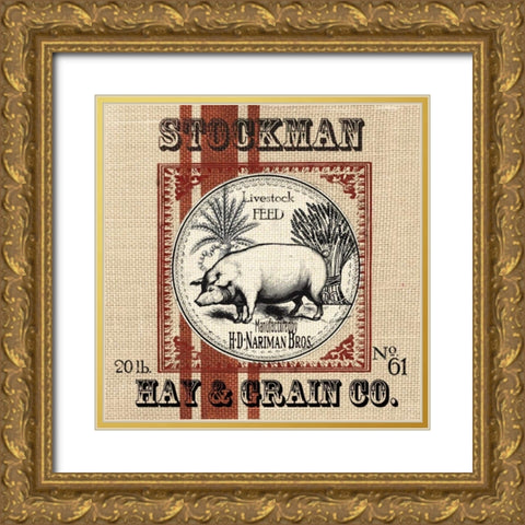 Organic Farm IV  Gold Ornate Wood Framed Art Print with Double Matting by Tre Sorelle Studios