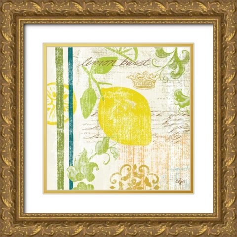 Fruit Crush I  Gold Ornate Wood Framed Art Print with Double Matting by Lyon, Rebecca