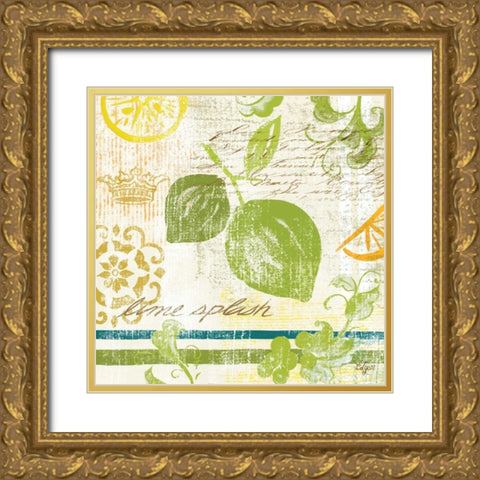 Fruit Crush II  Gold Ornate Wood Framed Art Print with Double Matting by Lyon, Rebecca