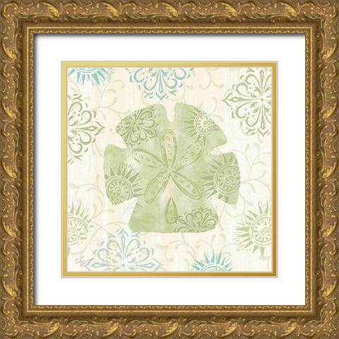 Coastal Whimsy VI Gold Ornate Wood Framed Art Print with Double Matting by Lyon, Rebecca