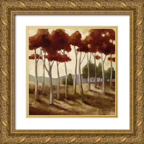 Spice Landscape I Gold Ornate Wood Framed Art Print with Double Matting by Milan, Vittorio
