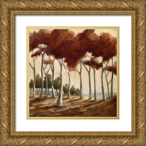 Spice Landscape II Gold Ornate Wood Framed Art Print with Double Matting by Milan, Vittorio