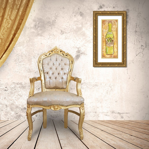 Gourmet Olive Oil II Gold Ornate Wood Framed Art Print with Double Matting by Lyon, Rebecca