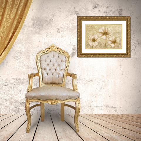 Soft Bloom Landscape Gold Ornate Wood Framed Art Print with Double Matting by Gladding, Pamela