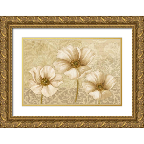 Soft Bloom Landscape Gold Ornate Wood Framed Art Print with Double Matting by Gladding, Pamela