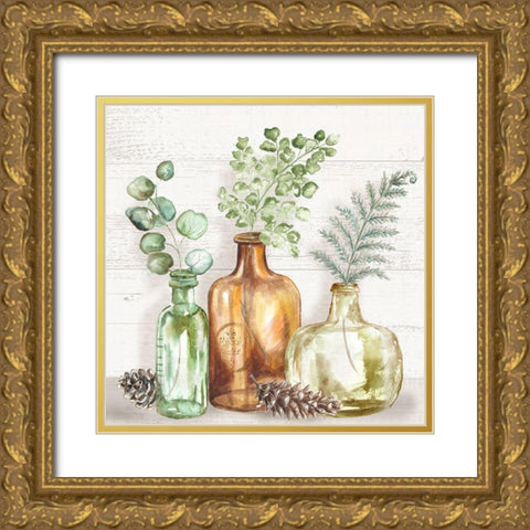 Country  Resort II Gold Ornate Wood Framed Art Print with Double Matting by Tre Sorelle Studios