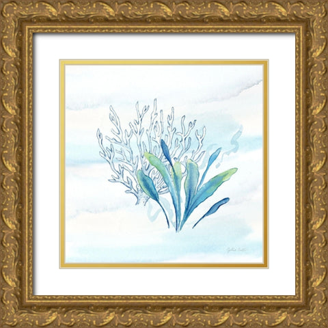 Great Blue Sea VI Gold Ornate Wood Framed Art Print with Double Matting by Coulter, Cynthia