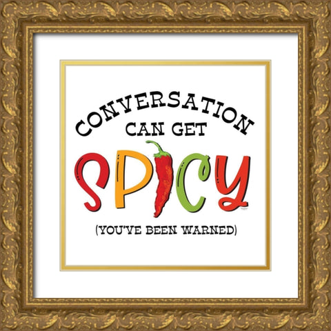 Hot And Spicy IV Gold Ornate Wood Framed Art Print with Double Matting by Reed, Tara