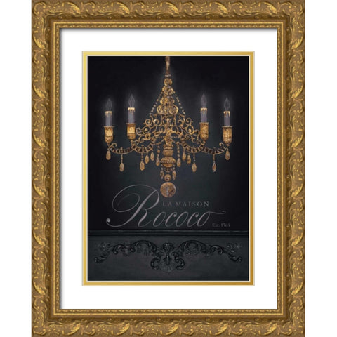 La Maison Rococo Gold Ornate Wood Framed Art Print with Double Matting by Fisk, Arnie