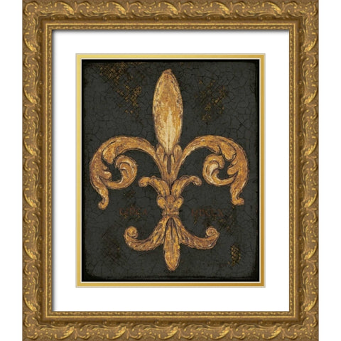 Ornamental Glory Gold Ornate Wood Framed Art Print with Double Matting by Fisk, Arnie