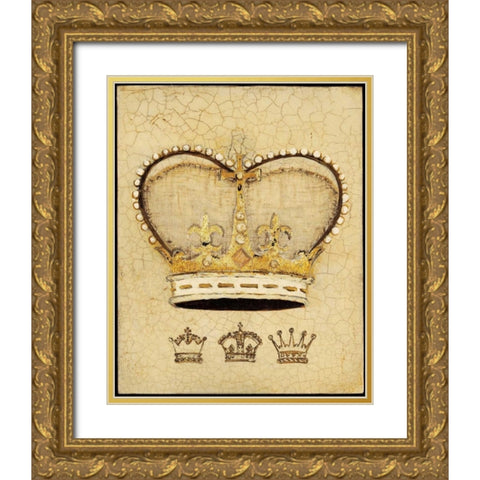 Royal Crown Gold Ornate Wood Framed Art Print with Double Matting by Fisk, Arnie
