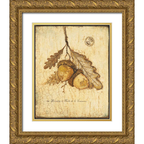 Gilded Oak Gold Ornate Wood Framed Art Print with Double Matting by Fisk, Arnie