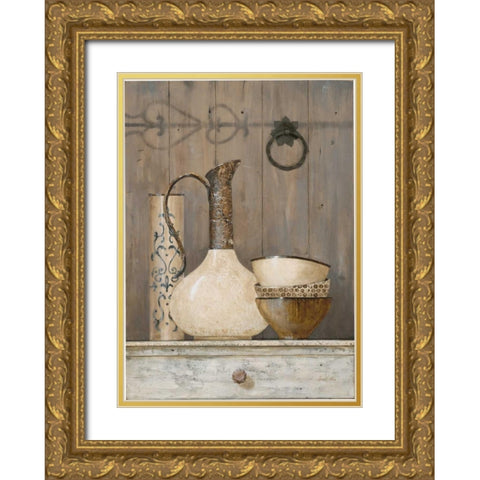 Artisan Collection 1 Gold Ornate Wood Framed Art Print with Double Matting by Fisk, Arnie